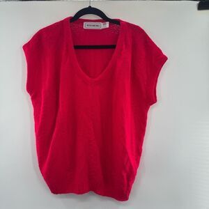 3For$20 Western Connection II Vintage Pink Sleeveless Knit Vest size XL